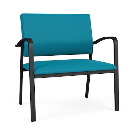 Lesro Newport Bariatric Chair Metal Frame, Black, OH Waterfall Upholstery NP1401